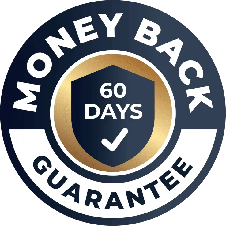 AlphaFuel Pro money back guarantee badge